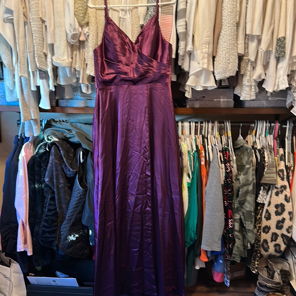 Bridesmaid dress. Plum. Size 6